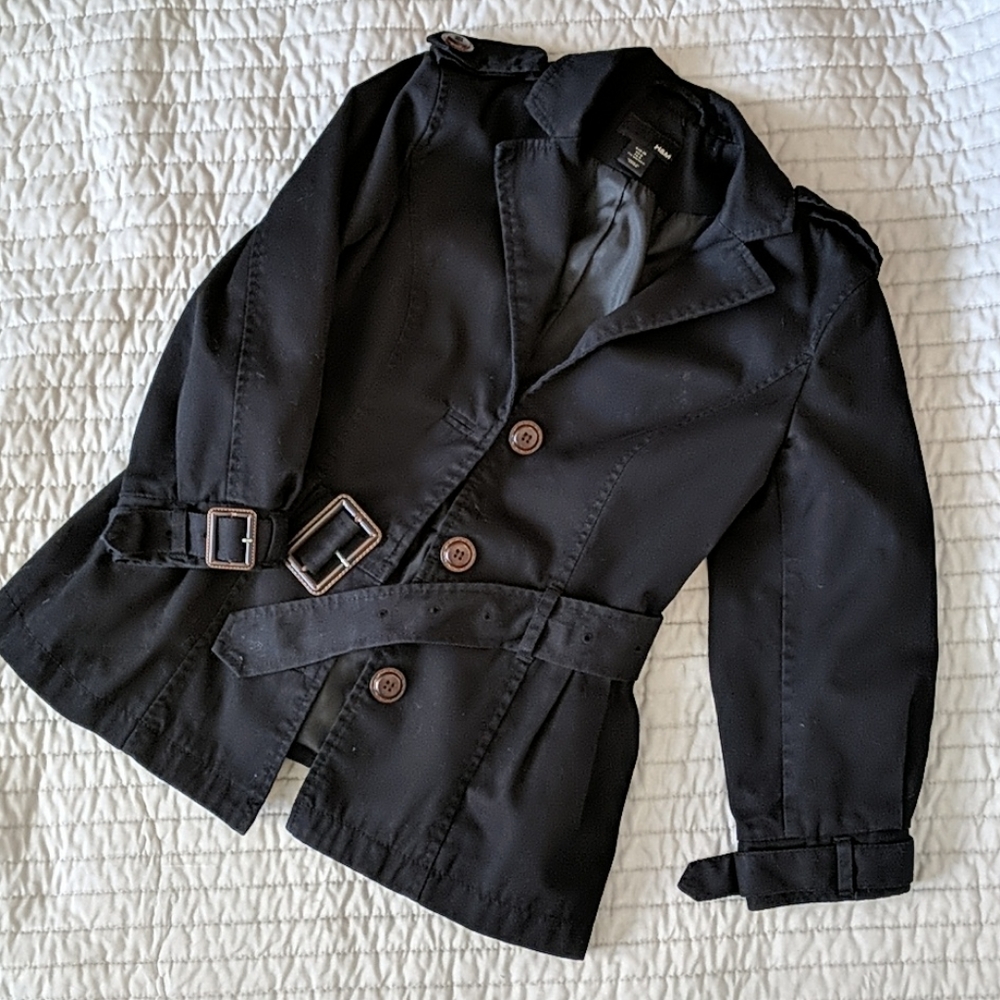 H&M Black Belted Blazer